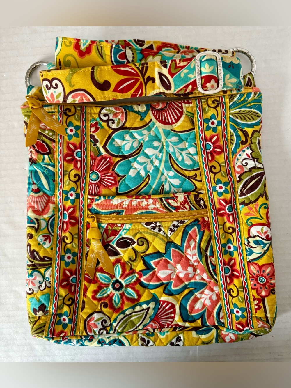 Vera Bradley Provençal pattern Quilted Floral Crossbody - Picture 6 of 7
